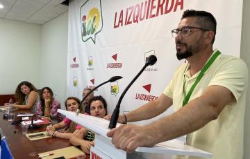 El coordinador provincial de IU Cádiz, Jorge Rodríguez.