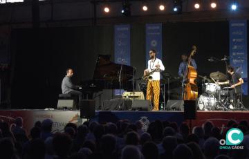 Concierto del saxofonista Ariel Brínguez en el Baluarte de la Candelaria. 