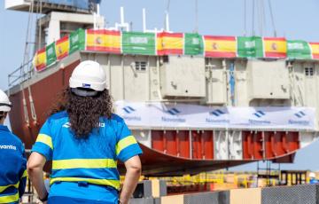 Colocación de la quilla para la primera corbeta del segundo programa firmado con Arabia Saudí.