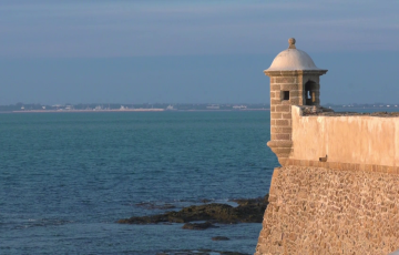 Casamata de la histórica fortificación 