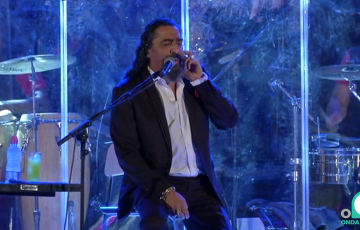 El artista durante una actuacion que ofreció en Cádiz en 2017