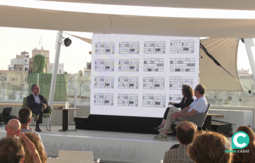 Un momento del encuentro durante el pasado miércoles