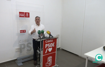 Torres en su intervención durante la rueda de prensa ofrecida este martes