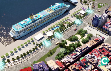 imagen recreada del diseño final del nuevo espacio urbano