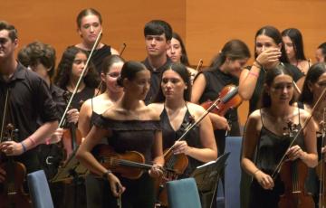Los estudiantes de los conservatorios de la provincia ofrecen un concierto en el Palacio de Congresos de Cádiz 