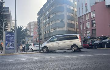 El choque se produjo sobre las 9.30