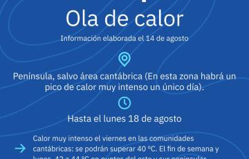 Desde las organizaciones sanitarias se insiste en las recomendaciones para evitar los golpes por calor