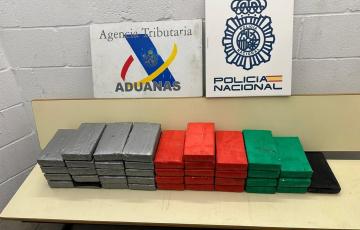 Geénero incautado durante la intervención policial