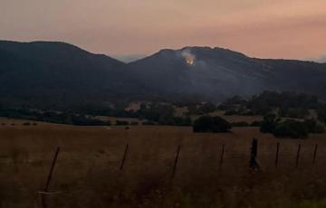Imagen del siniestro en el paraje de la localidad gaditana