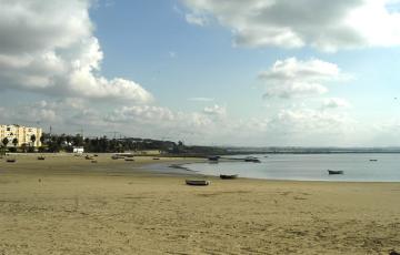  Vista de la playa de Puerto Real.