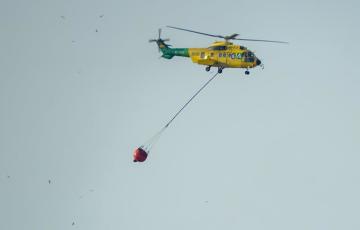 Un helicóptero del Plan Infoca en una imagen de archivo