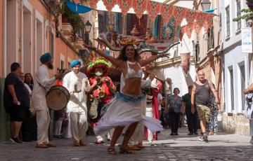 Bailes y danzas amenizaron la primera jornada de esta cita