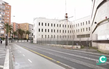 Edificio de la antigua Escuela Náutica de Cádiz. 