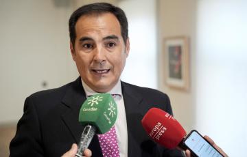 El consejero de Justicia durante una intervención a la prensa en una imagen de archivo