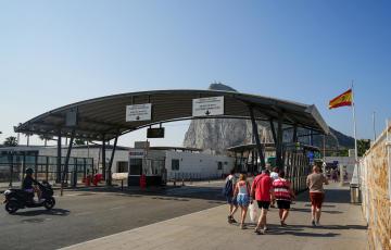  Imágenes de la frontera entre España y el Peñón de Gibraltar