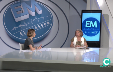 Un momento de la intervención de la representante gobierno central en la provincia en Onda Cadiz