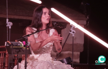 Ángeles Toledano en su cita durante el pasado fin de semana