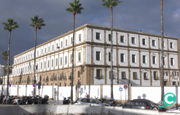 Vista del inmueble histórico