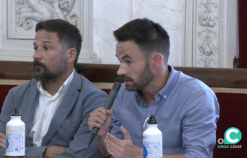 David de la Cruz, durante la intervención en un Pleno municipal