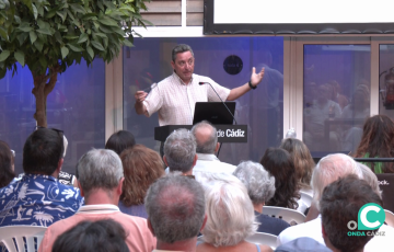 José Antonio Aparicio durante su intervención el pasado jueves en el ECCO