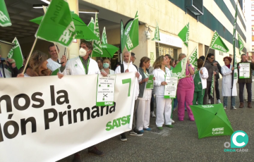 Movilización sindical en una imagen de archivo