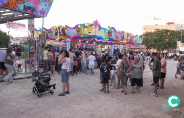Mucha animación en la zona de atracciones el pasado miércoles