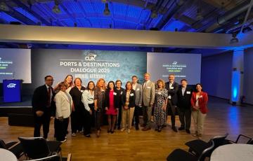 Imagen de la feria internacional del sector cruceros, Seatrade Hamburgo. 