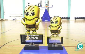 Imagen de los trofeos panaderos.