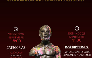 Cartel que ilustra la yincana 'Ludi Gaditani'.