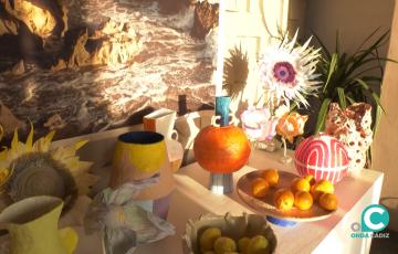 Instalación artística en el nuevo Beach Club Calachica.