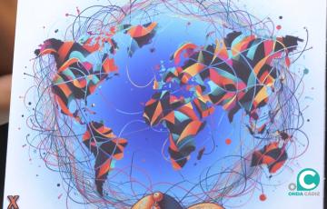 Cartel de la X edición de su Muestra Virtual Internacional.