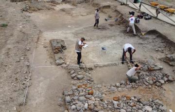 Trabajos arqueológicos en el Castillo de Doña Blanca en El Puerto por parte de la UCA.