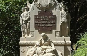 Detalle de la obra del obra del pintor y escultor Julio González Pala