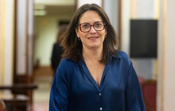 La diputada de Sumar Esther Gil de Reboleño.