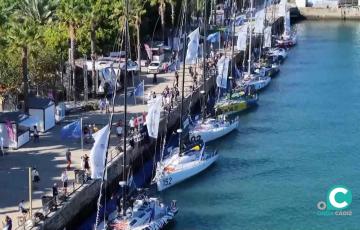 Unas de las estampas que nos ha dejado la Regata Globe 40 la pasada semana en la ciudad. 