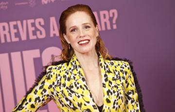 La actriz durante la presentación de la película 'El juego de las llaves'