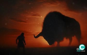 Imagen del spot promocional de Gades Romana realizado por Onda Cádiz Televisión. 