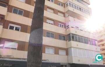 Bloque de viviendas en la capital gaditana. 