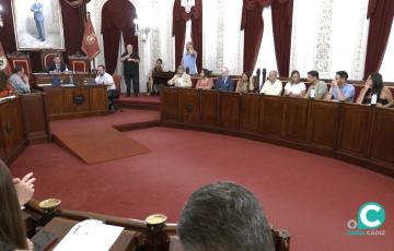 Sesión ordinaria del Pleno del Ayuntamiento de Cádiz. 