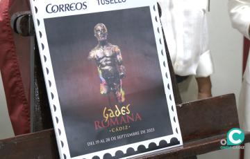 Sello “Gades, Cádiz Romana”.