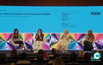 Una de las actividades enmarcadas en el programa del festival de series South, celebradas este martes.