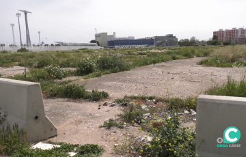 Terrenos destinados para el proyecto en la capital gaditana