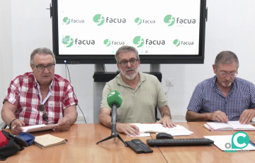 Momento de la rueda de prensa de presentación de la convocatoria para el 1 de octubre
