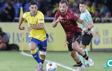 Tabatadze en una acción del encuentro (Foto: La Liga)