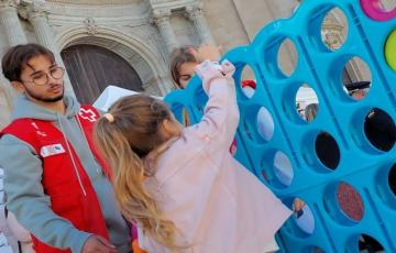 Imagen de una de las actividades del Día de la Banderita 