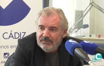 Manuel Vizcaíno durante la entrevista concedida a COPE Cádiz
