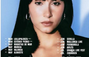 Nueva gira mundial de la artista Aitana. 