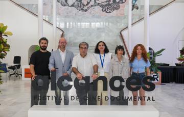 El jurado del certamen, este viernes en el ECCO