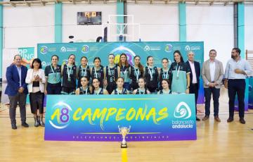Córdoba se proclama campeona del Campeonato de Andalucía A8 Infantil Femenino 2025 en Cádiz.