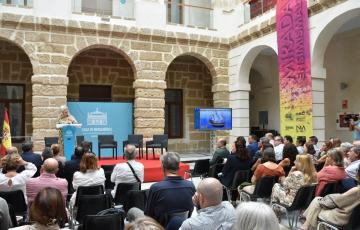 Un momento del arranque de la jornada durante este miércoles